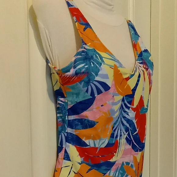 Old Navy Multicolor Tropical One Piece Swimsuit - Picture 12 of 12